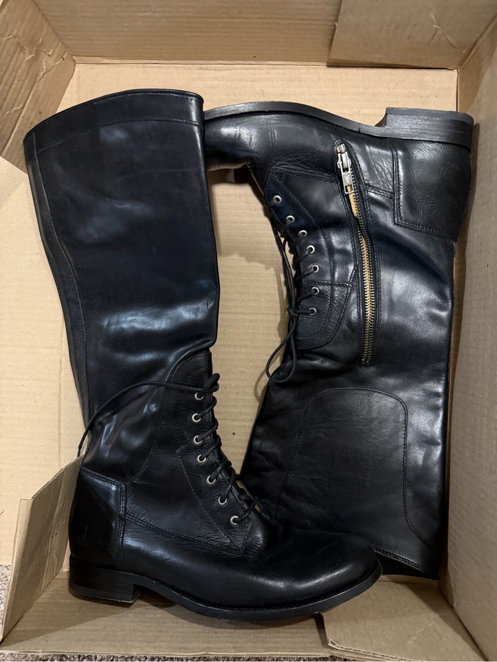 FRYE Melissa Riding Lace Boots